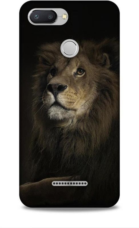 Keviv Back Cover for Mi Redmi 6  (Brown, Black, 3D Case, Pack of: 1)