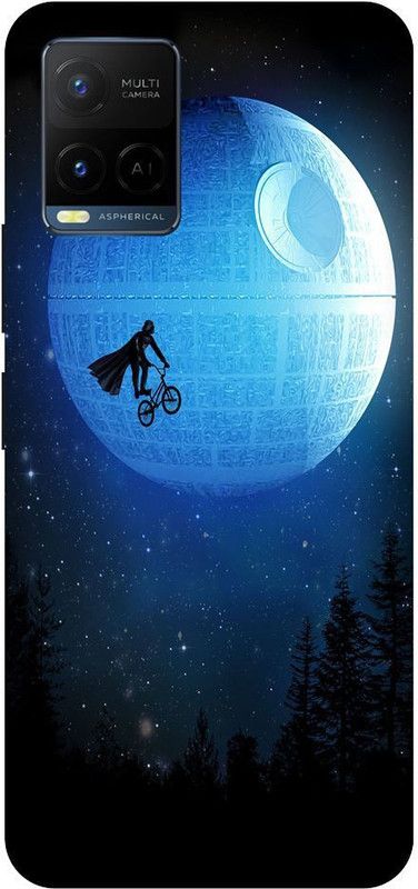 Bluvver Back Cover for Vivo Y21,V2111, Printed Mon,Night Back Cover  (Multicolor, Hard Case, Pack of: 1)