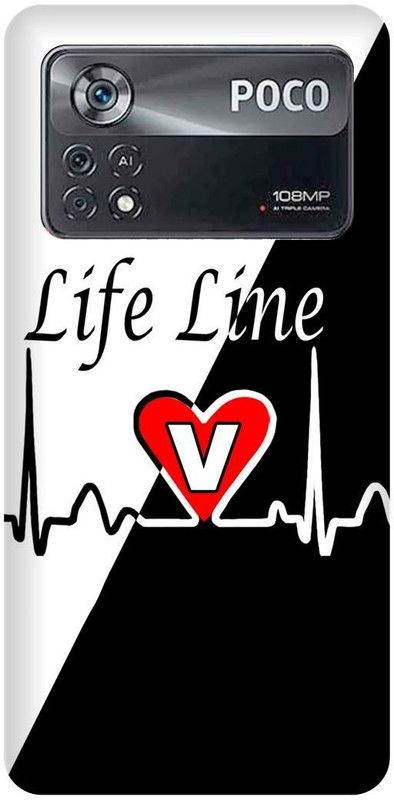 play fast Back Cover for POCO X4 Pro 5G, V, NAME, LETTER, ALPHABET, LIFELINE  (Black, Hard Case, Pack of: 1)