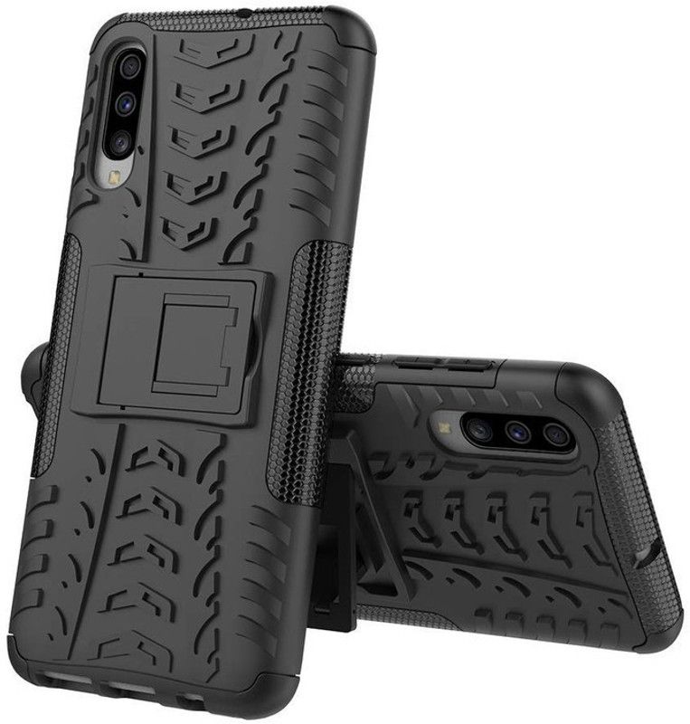 Elica Back Cover for Samsung Galaxy A50s  (Black, Rugged Armor, Pack of: 1)