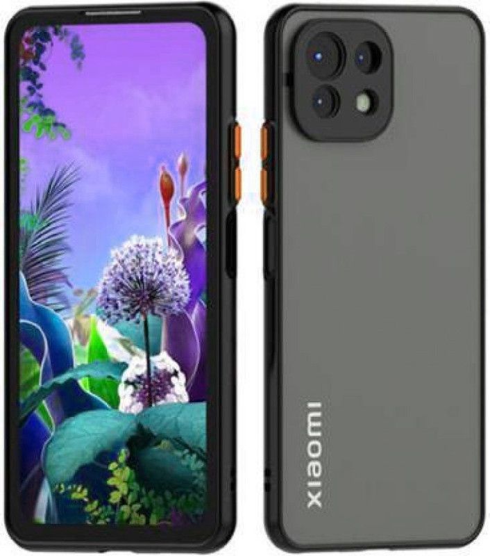 ASMANTIC Back Cover for Mi Redmi 11 Lite  (Black, Pack of: 1)