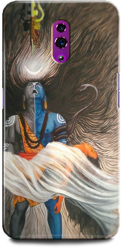play fast Back Cover for Oppo Reno, ANGRY SHIV, SHIV JI, MAHADEV, JAI PARSHUNATH, LORD SHIVA  (Multicolor, Hard Case, Pack of: 1)