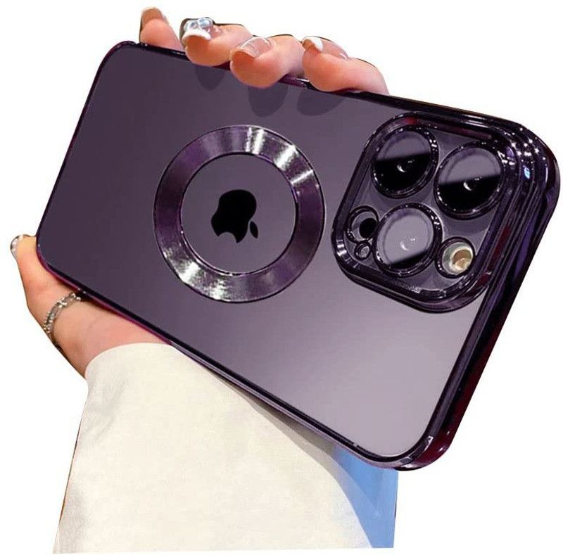 Stile Back Cover for Apple iPhone 14 PRO MAX  (Purple, 3D Case, Silicon, Pack of: 1)