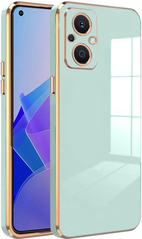 Micvir Back Cover for Oppo F21 Pro 5G  (Green, Silicon, Pack of: 1)