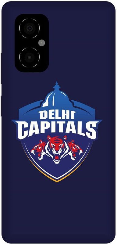 play fast Back Cover for POCO M4 5G, MZB0BRWIN, DELHI, CAPITALS, IPL, TEAM, LOGO  (Purple, Hard Case, Pack of: 1)