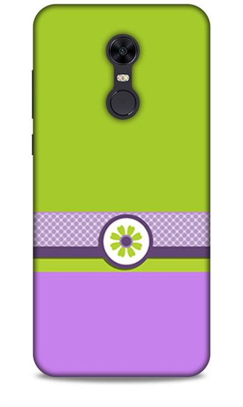 Keviv Back Cover for Mi Redmi Note 5  (Green, Purple, 3D Case, Pack of: 1)
