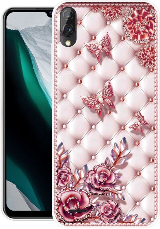Looy Back Cover for Gionee Max  (Maroon, Flexible, Silicon, Pack of: 1)