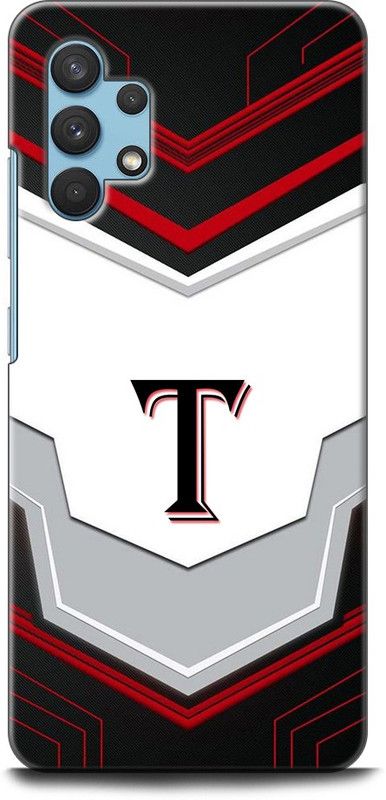 Afterglow Back Cover for SAMSUNG Galaxy A32 T, T LETTER, T NAME, T ALPHABET, ALPHABET  (Multicolor, Shock Proof, Pack of: 1)