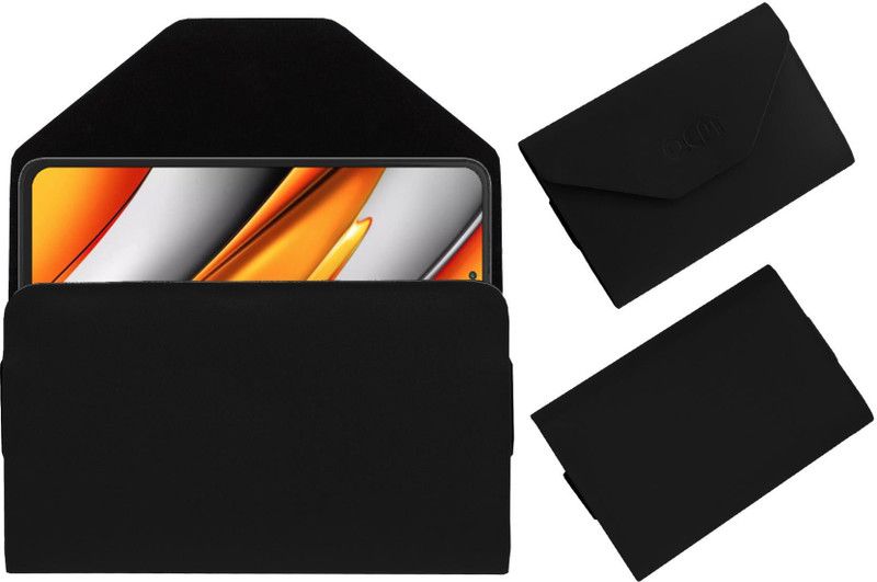 ACM Pouch for Poco F3  (Black, Cases with Holder, Pack of: 1)