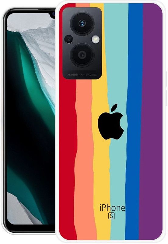 SHIVAAY Back Cover for Oppo F21 Pro 5G  (Multicolor, Dual Protection, Silicon, Pack of: 1)