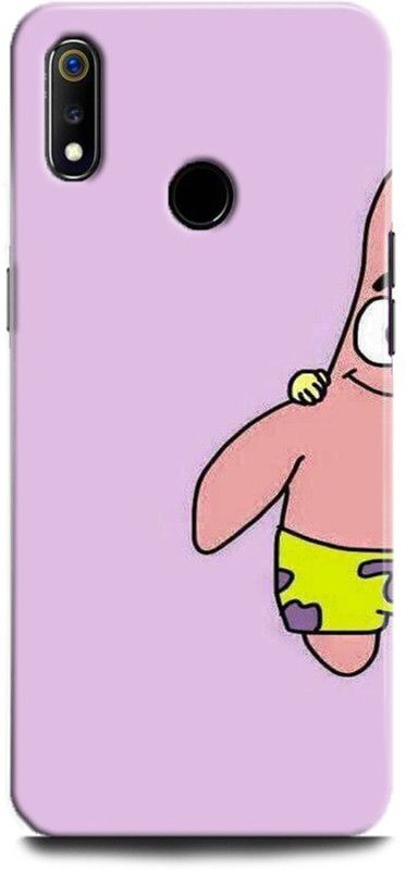 Afterglow Back Cover for Realme 3i BEST FRIEND, PATRICK  (Multicolor, Shock Proof)