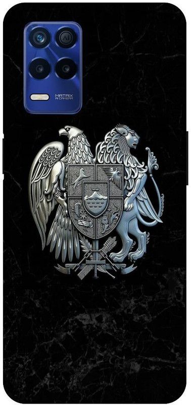 Bluvver Back Cover for Realme 8s 5G , RMX3381, Printed Armenia Bird Logo Back Cover  (Multicolor, Hard Case, Pack of: 1)