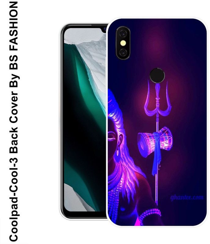BSRAJ Back Cover for Coolpad Cool 3  (Purple, Silicon)