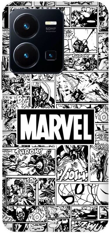 FRONK Back Cover for vivo Y35, V2205, MARVEL, SERIES, COMIC, SUPERHEROS  (Green, Hard Case, Pack of: 1)