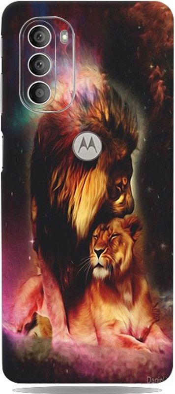 Mclaxa King Of Jungle Mobile Motorola G51 5G Back Skin, King Of Jungle, Motorola G51 5G Mobile Skin  (King Of Jungle Skin With Super Matte Finish)