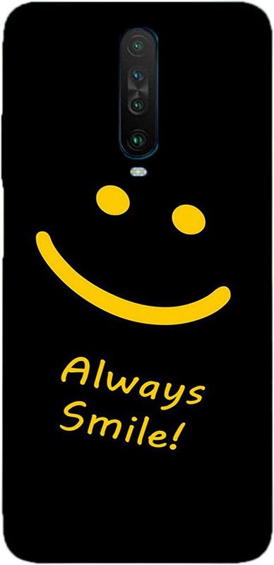METOO Back Cover for Poco X2, Smil ,Smily Design Back Cover Print : 92  (Multicolor, Dual Protection, Silicon, Pack of: 1)