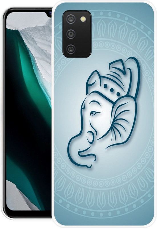 MUSKAY Back Cover for Samsung Galaxy A03s  (Blue, Grip Case, Silicon, Pack of: 1)