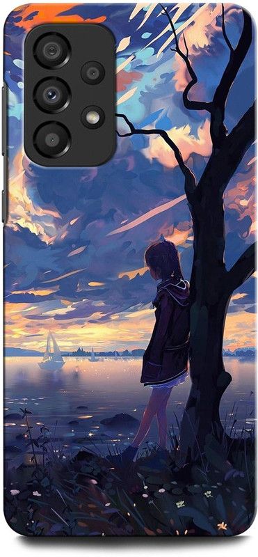 GRAFIQE Back Cover for SAMSUNG Galaxy A33 ANIME GIRL, NIGHT SKY, NATURE, LOVE, ALONE GIRL  (Multicolor, Shock Proof, Pack of: 1)