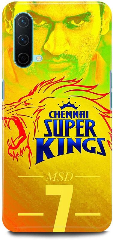 FRONK Back Cover for OnePlus Nord CE 5G, MS, DHONI, MAHENDRA,SINGH, DHONI  (Yellow, Hard Case, Pack of: 1)