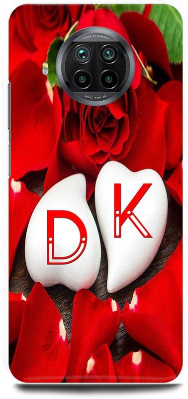 Ignite Back Cover for Mi 10i, M10iX08, D LOVES K NAME D NAME K LETTER ALPHABET D LOVE K NAME  (Multicolor, Hard Case, Pack of: 1)