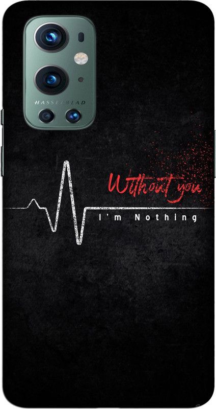 CROKIAN Back Cover for OnePlus 9 Pro Broken Heart Back Cover  (Red, Hard Case)