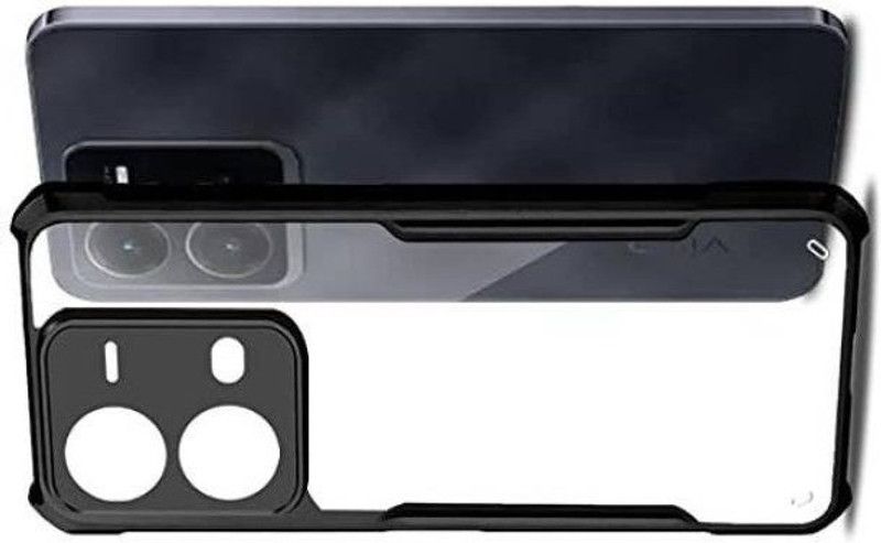 mobilebestpouch Front & Back Case for Vivo V25 5G, Vivo V25 5G , 360 degree protection  (Black, Transparent, Pack of: 1)