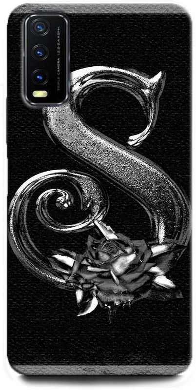 WallCraft Back Cover for Vivo Y20G, V2037 S, S LETTER, S NAME, S ALPHABET, DESIGN  (Multicolor, Dual Protection, Pack of: 1)