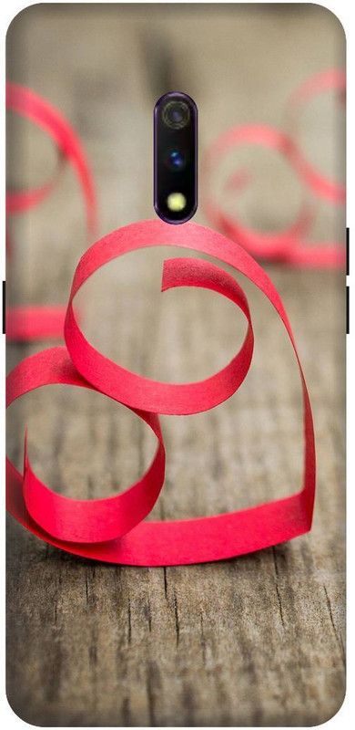 SSMORYA Back Cover for Realme X  (Brown, Red, Waterproof)