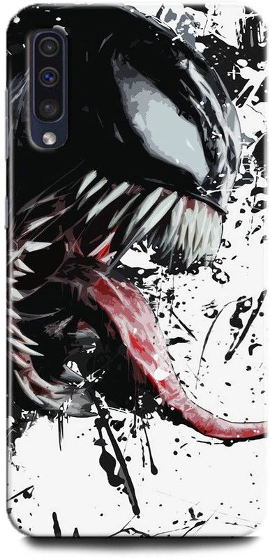 WallCraft Back Cover for Samsung Galaxy A50s VENOM, EDDIE BROCK, SYMBIOTE, MARVAL, COMIC, MOVIE, SUPERHERO  (Multicolor, Dual Protection, Pack of: 1)