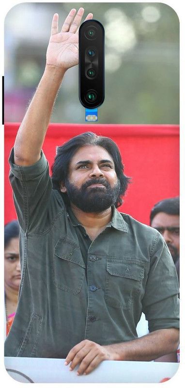 THESTONEWELL Back Cover for REDMI POCO X2 PAWAN KALYAN SOUTH ACTOR  (Multicolor, Waterproof, Pack of: 1)