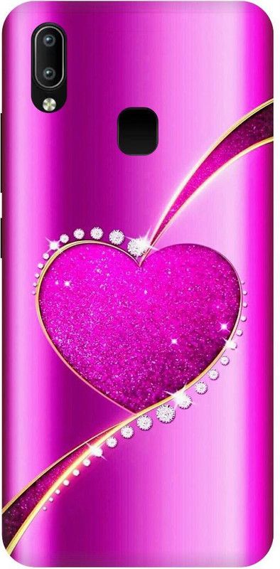 THESTONEWELL Back Cover for VIVO Y95 PINK DIL LOVER MOBAIL  (Multicolor, Waterproof)
