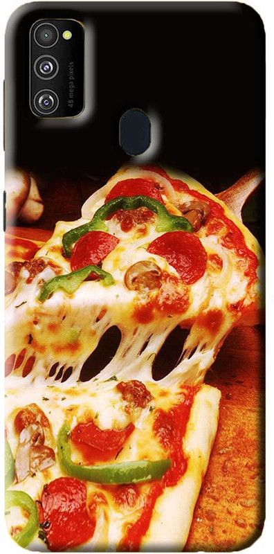 NDCOM Back Cover for Samsung Galaxy M31 Pizza Printed  (Multicolor, Hard Case, Pack of: 1)