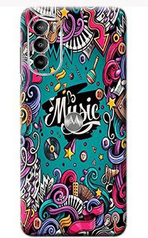 BUGGU Music Graffiti Moto G82 5G Back Skin Guard, Moto G82 5G Mobile Skin  (Ultra Super Music Graffiti Skin Matte Finish, Mobile Skin (Back+Side+Camera))
