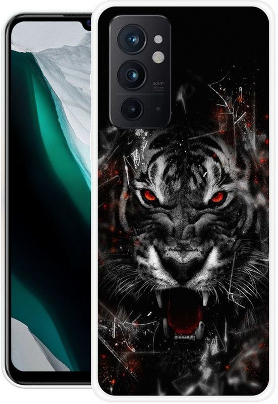 Akrish Back Cover for OnePlus 9RT  (Multicolor, Shock Proof, Silicon, Pack of: 1)