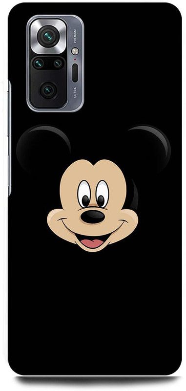 FRONK Back Cover for REDMI Note 10 Pro Max, MICKEY, MOUSE, MINNIE, MOUSE, DOLL, TEDDY, LOVE  (Black, Hard Case, Pack of: 1)