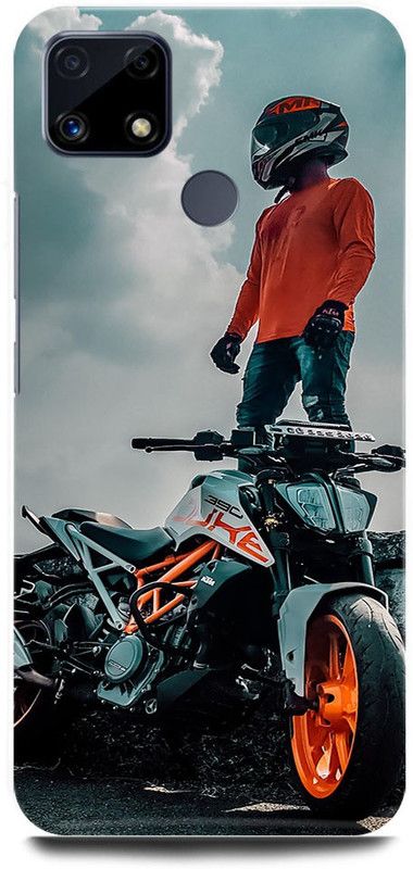 FRONK Back Cover for Realme C25s, RMX3197, KTM, BIKE, LOVER, RIDER, KTM, DUKE  (Multicolor, Hard Case, Pack of: 1)