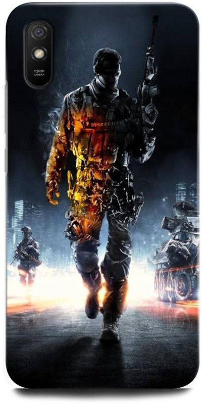 ORBIQE Back Cover for Redmi 9i MZB0A5HIN ARMY, TXTURE, ARMY UNIFORM, MILITARY, COMO, COMOFLAGE  (Multicolor, Hard Case, Pack of: 1)