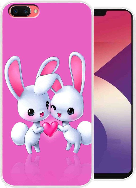 SuperQueen Back Cover for Oppo A3s  (Multicolor, Flexible, Silicon, Pack of: 1)