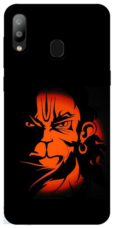 Sswastik Back Cover for Samsung Galaxy A40  (Black, Red, Grip Case, Silicon)
