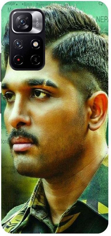 Bluvver Back Cover for POCO M4 Pro 5G, MZB0BGVIN, Printed aalu Arjun,Telugu Actor Back Cover  (Multicolor, Hard Case, Pack of: 1)