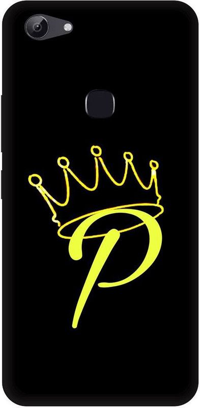 THE NARAYANA COLLECTIONS Back Cover for VIVO Y83-1802-P,LOVE,GOLDEN,ALPHABET,DESIGN  (Multicolor, Hard Case, Pack of: 1)