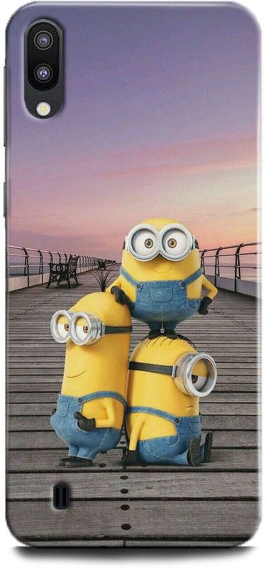 INTELLIZE Back Cover for Samsung Galaxy M10/SM-M105FDAD minions,Printed  (Multicolor, Shock Proof, Pack of: 1)