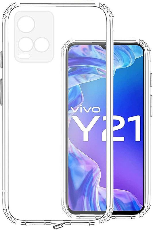 COVERBLACK Back Cover for vivo Y21A  (Transparent, Magnetic Case, Pack of: 1)