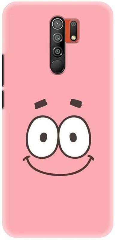 NDCOM Back Cover for Redmi 9 Prime Cute Cartoon Smile Printed  (Multicolor, Hard Case, Pack of: 1)
