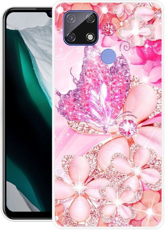 redfly Back Cover for Realme C25  (Multicolor, Grip Case, Silicon)