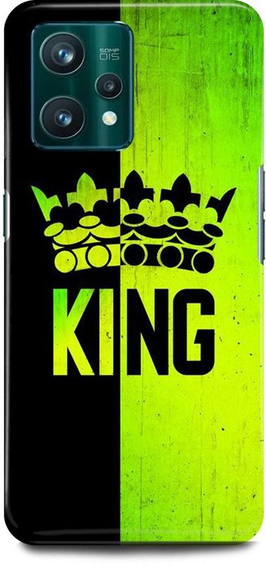 play fast Back Cover for realme 9i, RMX3491 KING, RAJA, PRINCE  (Green, Hard Case, Pack of: 1)
