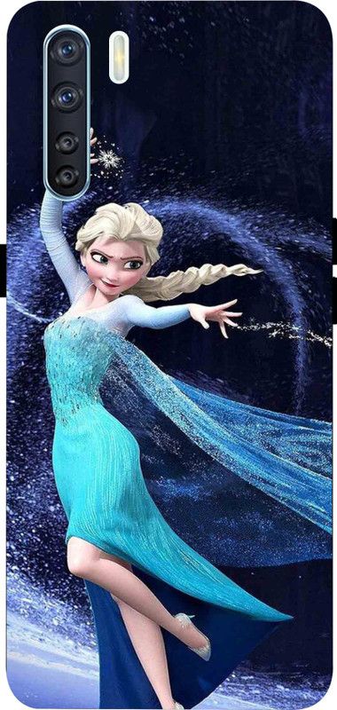 LIKELOOK Back Cover for Oppo F15, ( Frozen, Cartoon )  (Multicolor, Shock Proof, Pack of: 1)