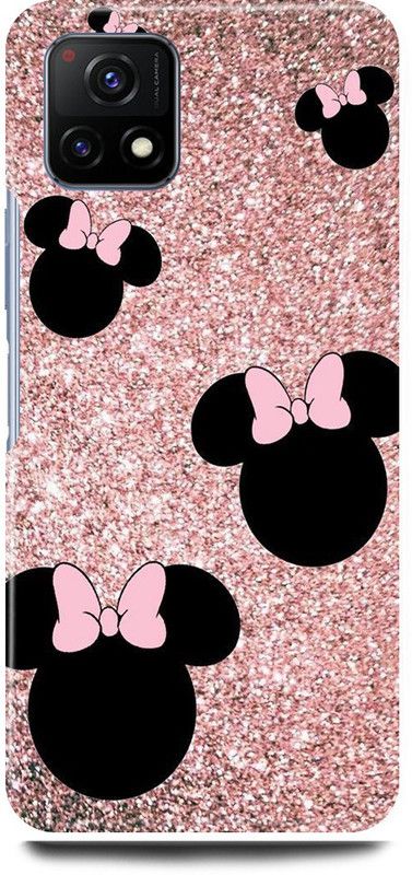 play fast Back Cover for Vivo Y72 5G, V2060 MICKEY, MOUSE, MINNIE, MOUSE, DOLL  (Black, Hard Case, Pack of: 1)