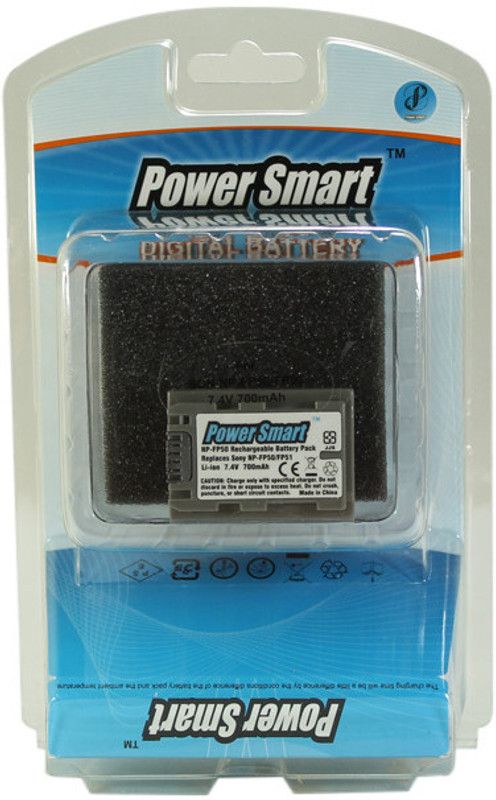 Power Smart 700mah, Replacement For Sony Np-Fp50, Np-Fp51 Battery
