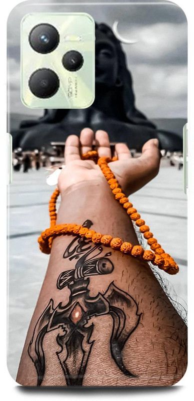 play fast Back Cover for Realme C35, RMX3511 ADIYOGI, SHIVA, STATUE, RUDRAKSH, SHIV, SHIVJI  (Black, Hard Case, Pack of: 1)